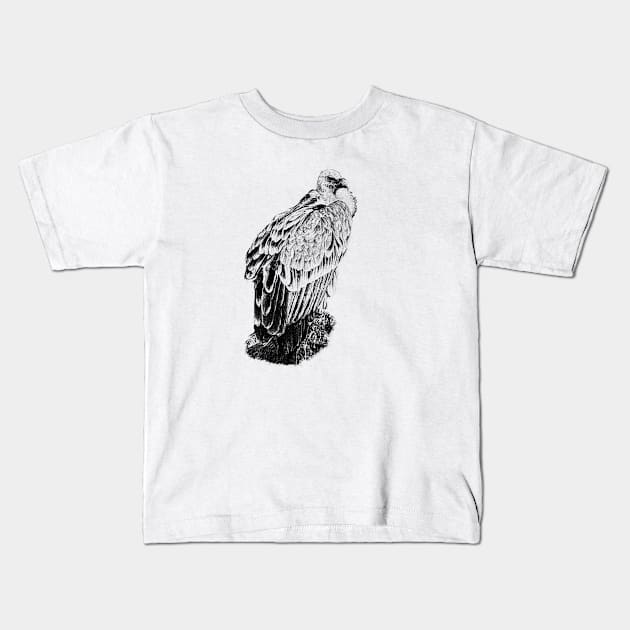 Vulture Kids T-Shirt by Guardi